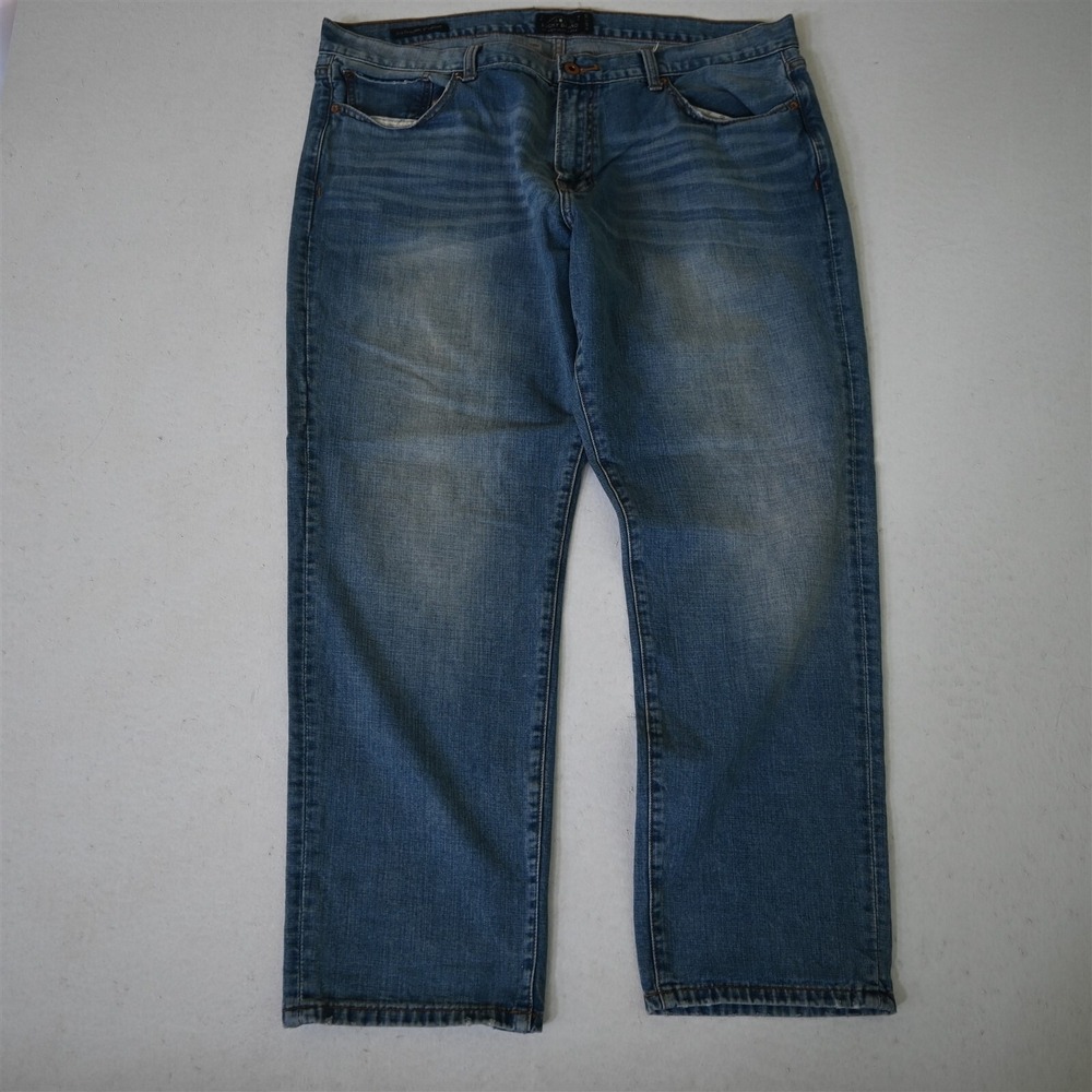 Lucky‎ Brand 40x30 221 Original Straight Light Wash Distressed 100% Cotton Jeans